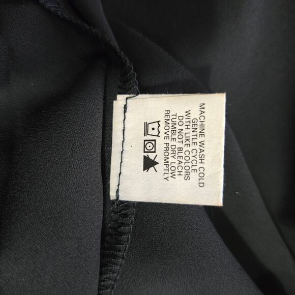 NWT REVOLVE Three Eighty Two Women Satin Halter Mini Slip Dress M Blue Abstract - Picture 8 of 11